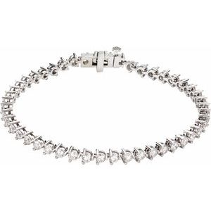 Buy Lab Diamond Prong Tennis Bracelet Online Promise Jewelry