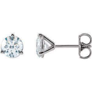 14K White Gold Diamond Stud Earrings Canada