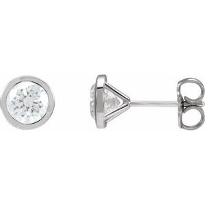 14K White Gold Cocktail Diamond Earrings