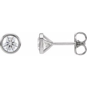 14K White Gold Cocktail Diamond Earrings