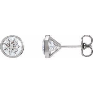 14K White Gold Cocktail Diamond Earrings