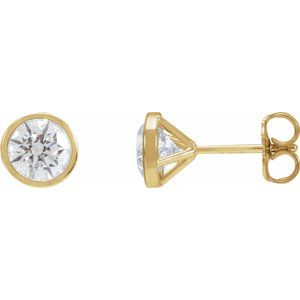 14K Yellow Gold Cocktail Diamond Earrings