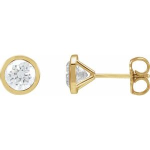 14K Yellow Gold Cocktail Diamond Earrings