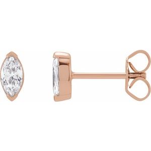 Lab-Grown Diamond Marquise Stud Earrings