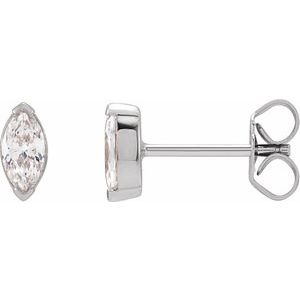 Lab-Grown Diamond Marquise Stud Earrings