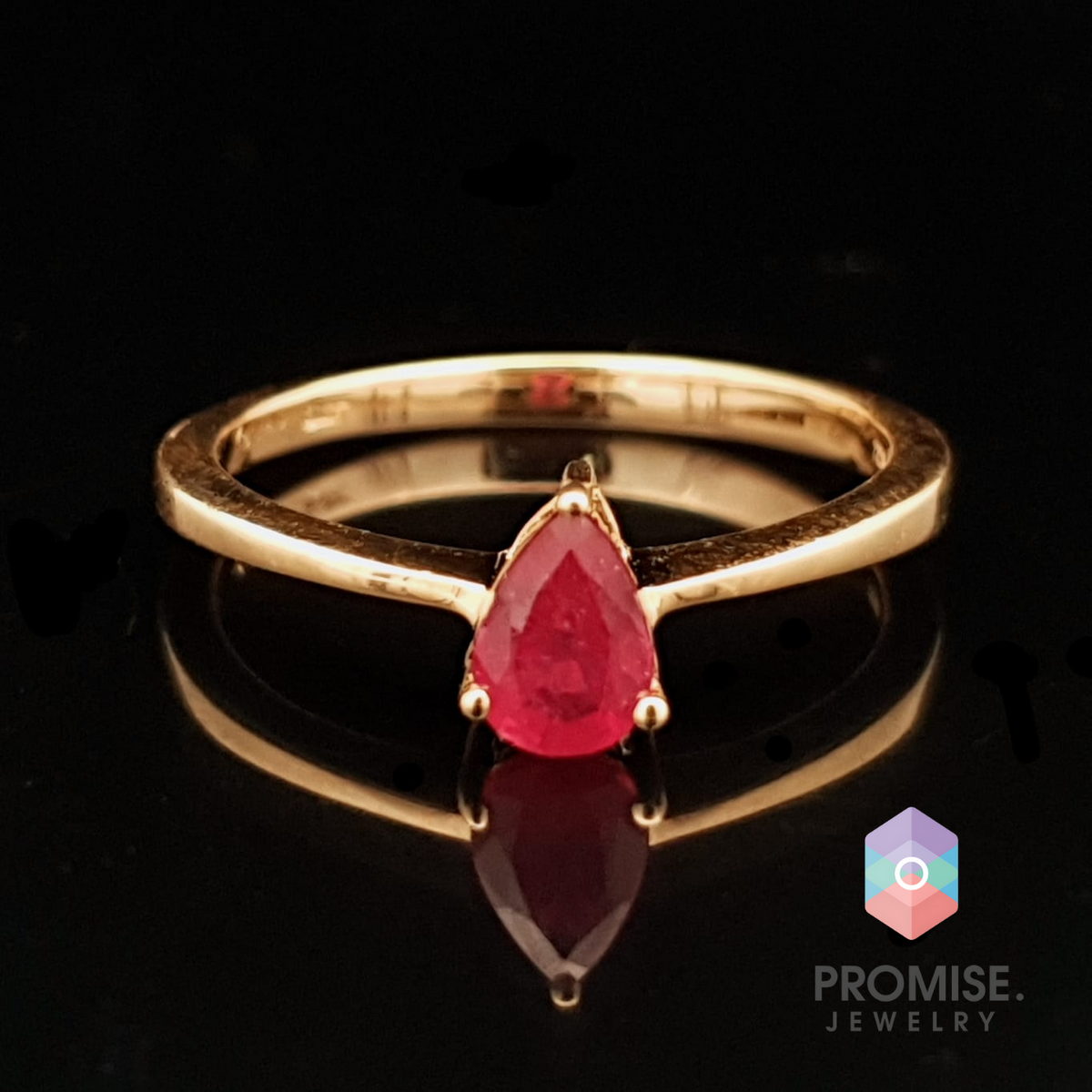 Timeless Pear-Cut Gemstone Rings